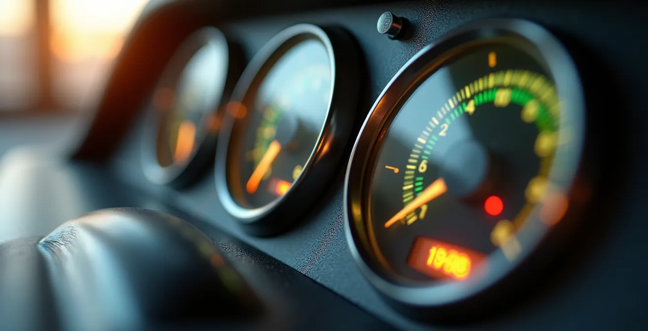 Visualisierung eines persönlichen Wirtschafts-Dashboards mit Ampelsystem für deutsche Frühindoren