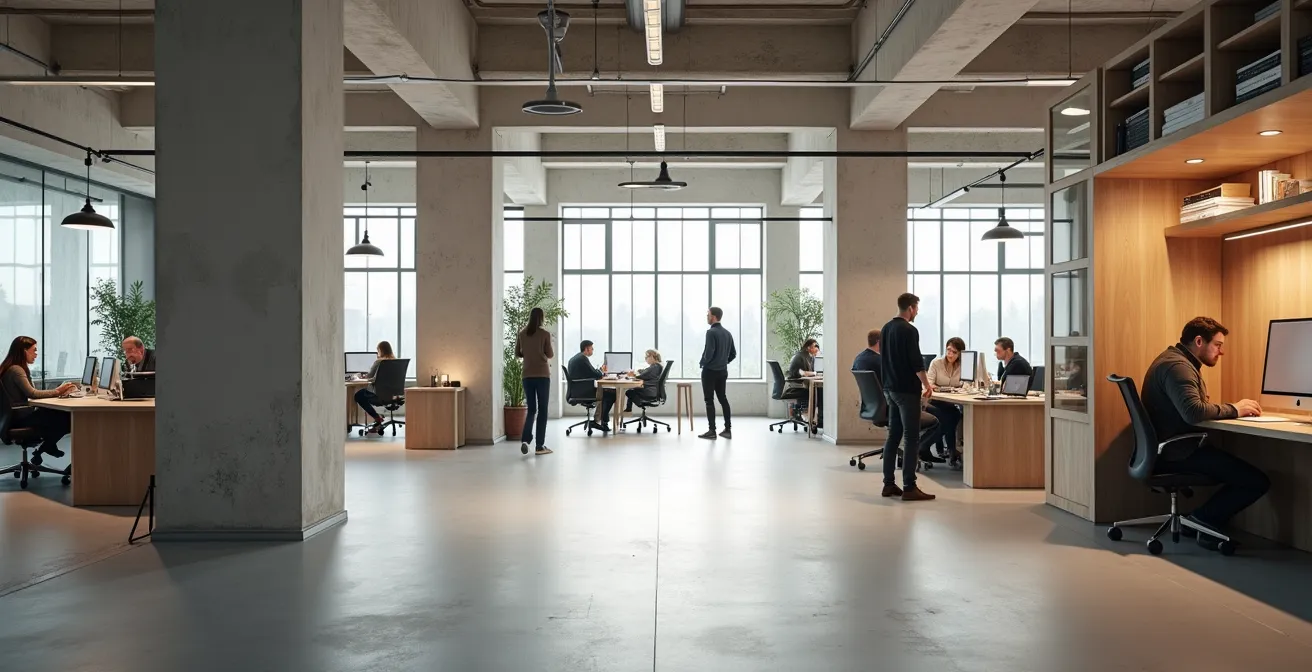 Vielfältiges Team bei kreativer Zusammenarbeit in einem deutschen Unternehmen