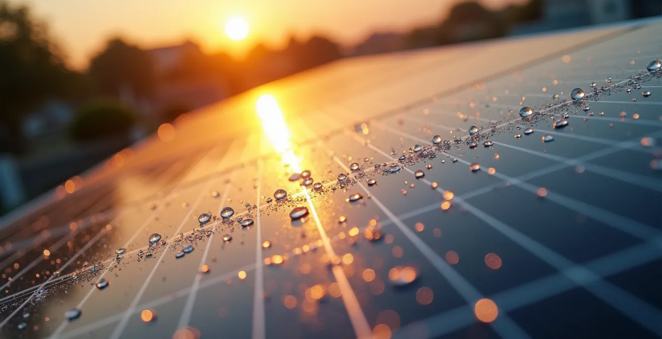 Solarmodule in Ost-West-Ausrichtung auf deutschem Satteldach für optimale Tagesverteilung