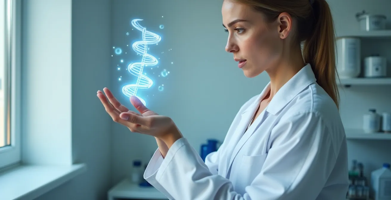 Symbolische Darstellung der Konvergenz von Technologie und Gesundheitssektor